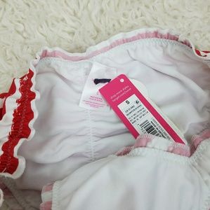 Xhilaration Swim - Red White Striped Bikini Cheeky Xhilaration Swim - Red White Striped Bikini Cheeky